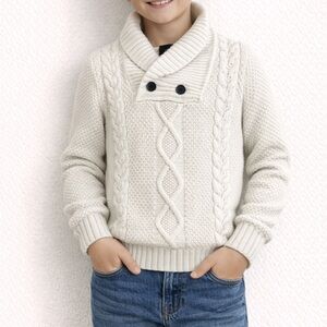 Janie and Jack Cozy Cream Kids Jacket